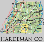 Hardeman County TN Region | Map
