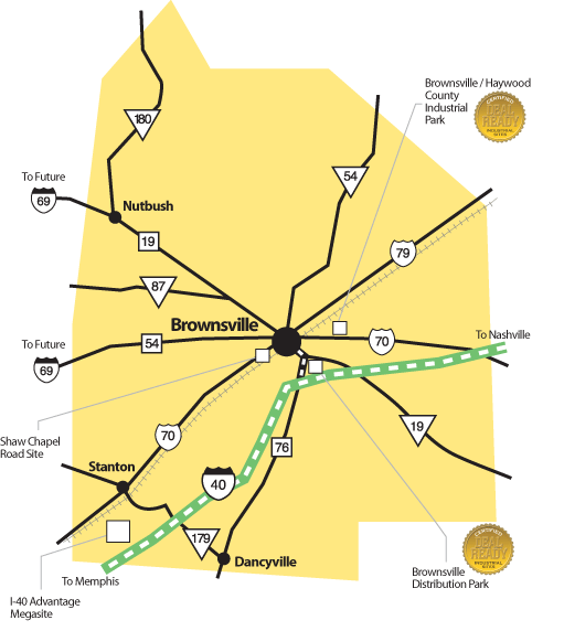 Haywood County | Map